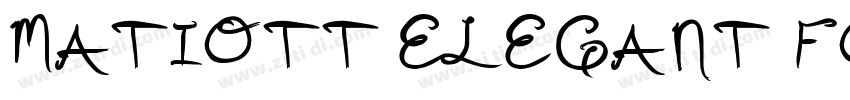 MATIOTT ELEGANT FONT字体转换